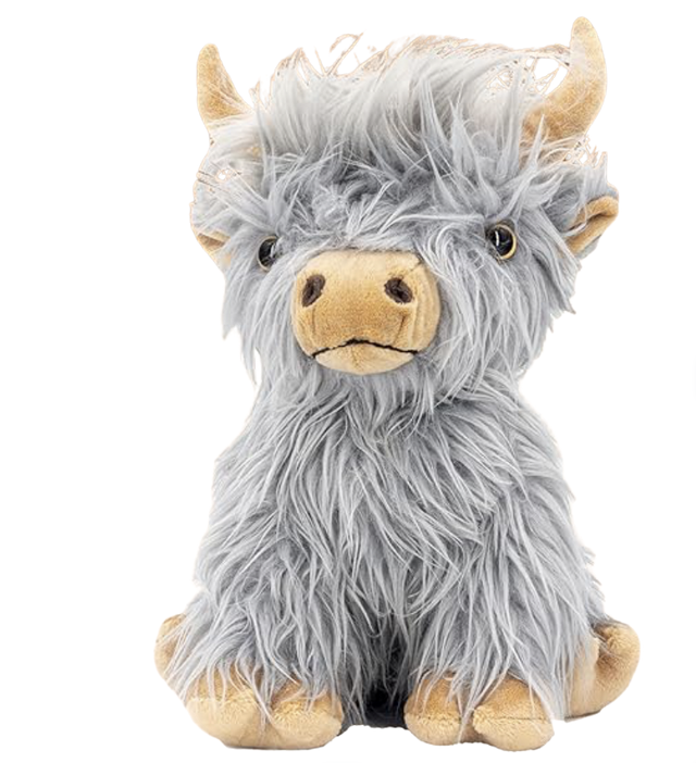 Long Hair Highland Cow Grey Edition